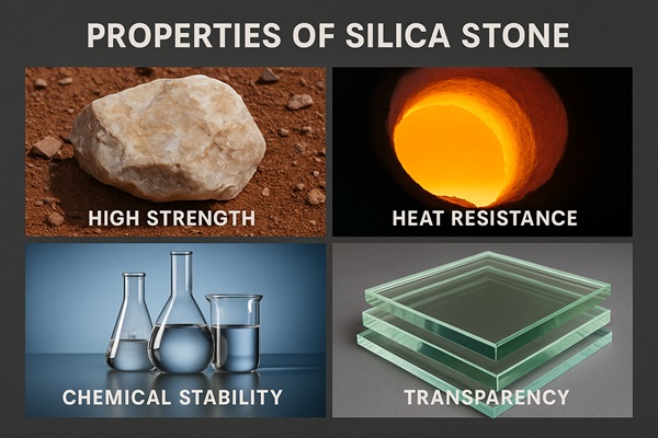 ویژگیهای سنگ سیلیس