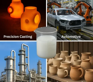 سیلیس کلوئیدی در صنایع مختلف