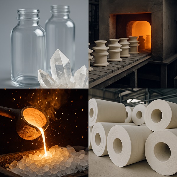کاربرد سیلیس کریستالی در صنایع مختلف