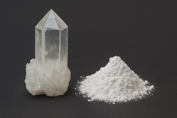 سیلیس کریستالی و آمورف