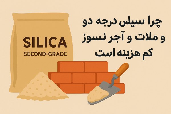 چرا سیلیس درجه دو در ملات و آجر نسوز کم هزینه است